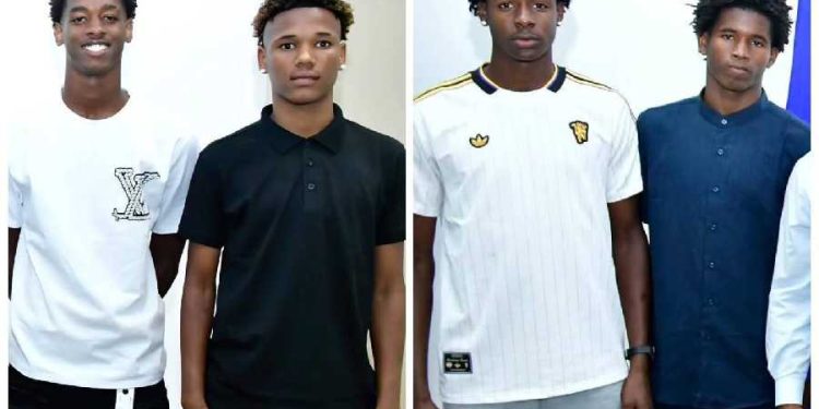 Quatre jeunes Cap-Verdiens