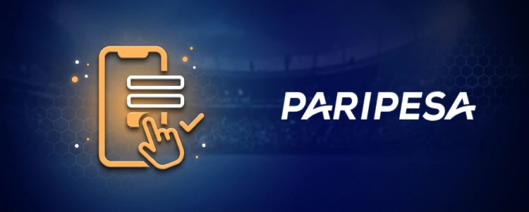 S'inscrire depuis son téléphone Paripesa